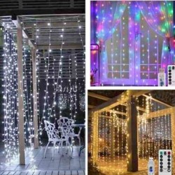 Cortina de Luces 3x3 Blanco...